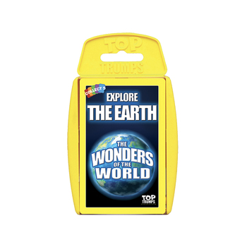 The Wonders of the World 14cm Top Trumps Card Game Kids Toy 5+
