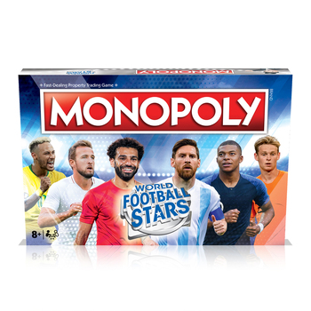 Monopoly World Football Stars Family Tabletop Themed Board Game 8+