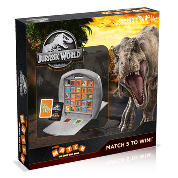 Jurassic World Top Trumps Match - The Crazy Cube Game 4y+