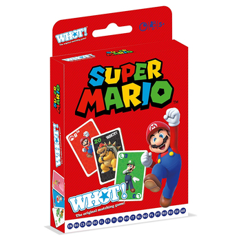 WHOT! Super Mario Themed Tabletop Kids Card Game 5y+
