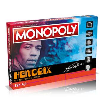 Monopoly Jimi Hendrix Family Tabletop Themed Board Game 12+