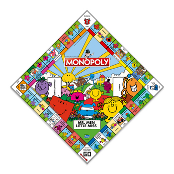 Monopoly Mr Men and Little Miss Family Tabletop Themed Board Game 8+