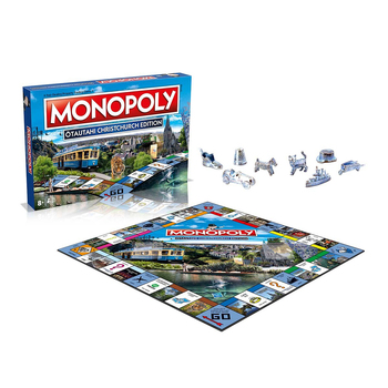 Monopoly - City Editions Christchurch Family Tabletop Themed Board Game 8+