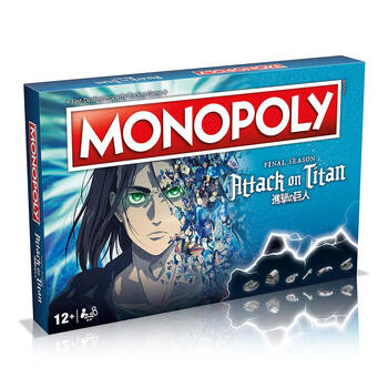 Monopoly Attack on Titan Edition Strategic Family Board Game 12+