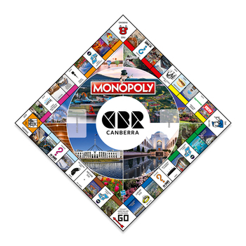Monopoly - City Editions Canberra Family Tabletop Themed Board Game 8+