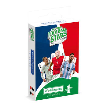 World Football Stars Edition Family and Kids Playing Cards Game 5+