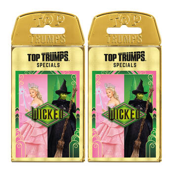 2PK Top Trumps Wicked Edition Family and Kids Trivia Card Game 5+