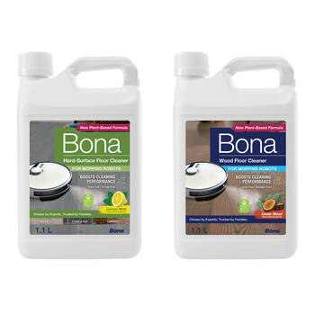 Bona Wood & Hard Suface Floor Cleaner Concentrate For Mopping Robots 1.1L 