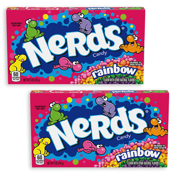 2x Wonka Nerds 141g Theatre Box - Rainbow
