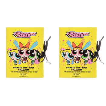 2PK Warner Bros Powerpuff Girls Super Cute - Cosmetic Sheet Mask Collection 75ml