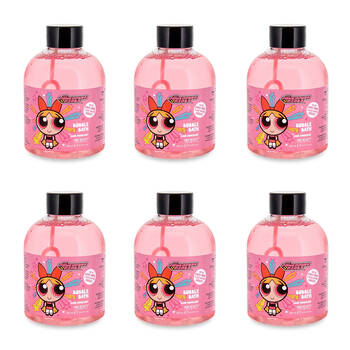 6PK Warner Bros Powerpuff Girls Super Cute - Bubble Bath Blossom 250ml Cherry