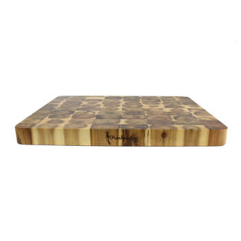 Woodpecker Acacia Wood Rectangular Food Preparation 50x38x4cm