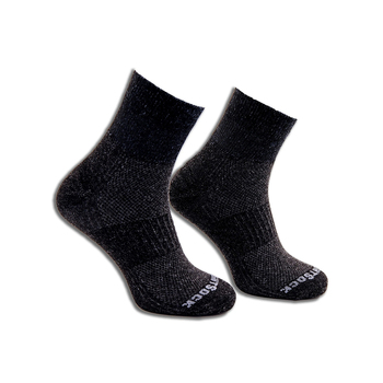 Wrightsock Eco Winter Run Quarter Black Unisex Socks XL AU 12+ Mens