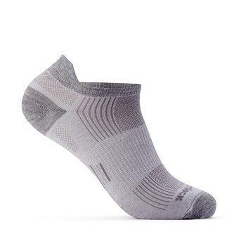 Wrightsock Eco Run Tab Grey Marl Unisex Socks S AU 4-6 Womens