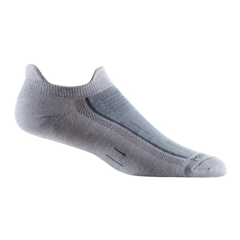 Wrightsock Endurance Double Tab Lt Grey Socks M AU 4-7.5 Mens/6.5-9 Womens