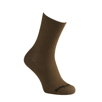 Wrightsock Escape Crew Coyote Brown Socks M AU 4-7.5 Mens/6.5-9 Womens