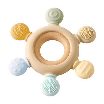 Jiggle & Giggle Silicone Sensory Baby Teether Teething Toy Kai