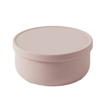 Nordic Kids Henny 13cm Silicone Bowl w/ Lid - Musk