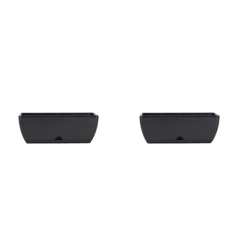 2PK Homeleisure WaterSaver Modern Rectangle Pot Planter 48cm Charcoal 