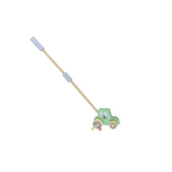 Kaper Kidz Wooden Push Along Tractor Walking Assitance Toy 12m+