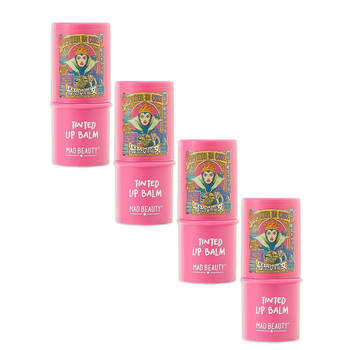 4PK Disney Wicked Villains Evil Queen Scented Tinted Lip Balm 5g Cherry