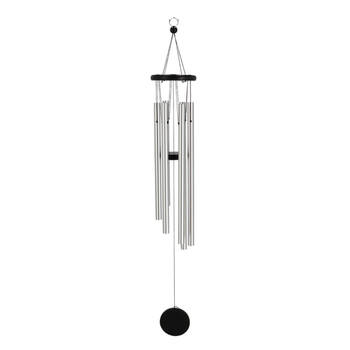 Esschert Design Hanging Wind Chime Indoor Outdoor Decoration Medium Black
