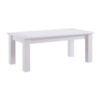 Winawood Garden/Patio Coffee Table 98x98cm -  White