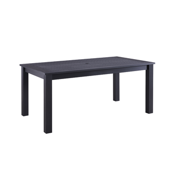 Winawood Garden/Patio Rectangular Dining Table 98x98cm -  Charcoal Grey