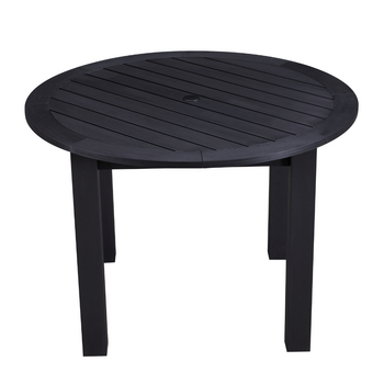 Winawood Garden/Patio Round Dining Table Charcoal Grey