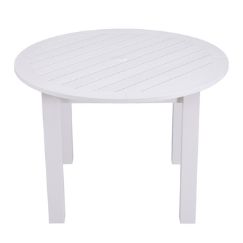 Winawood Garden/Patio Round Dining Table White