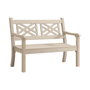 Winawood Garden/Patio Speyside 2 Seater Bench 122x43cm -  Stone Grey