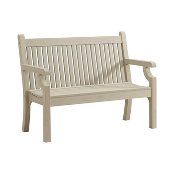 Winawood Garden/Patio Sandwick 2 Seater Outdoor Bench  121x93cm -  Stone Grey