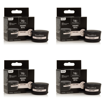 4PK WoodWick Coastal Sunset Radiance Refill Fragrance 1.28oz
