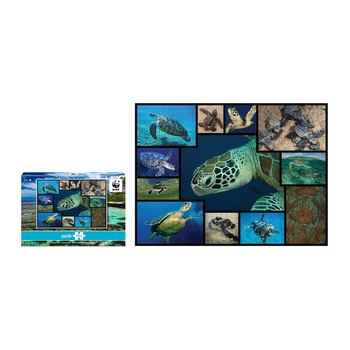 1000pc WWF Sea Turtles Kids/Children Fun Floor Puzzle Game 8+