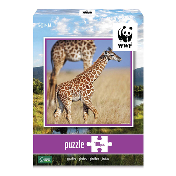 100pc WWF Giraffes Kids/Children Fun Floor Puzzle Game 3+