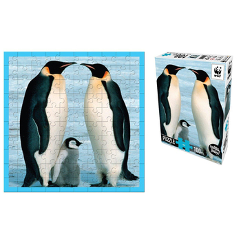 100pc WWF Penguins Kids/Children Fun Floor Puzzle Game 3+