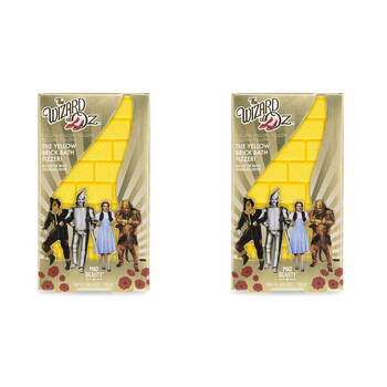 2PK Warner Bros Wizard of Oz Yellow Brick Road Fizzer 200g Poppy Temptation