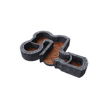 WarLock Tiles Dungeon Angles & Curves Miniature 14y+