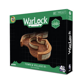 Games WarLock Town & Village 3 Curves Miniature Expansion 14y+