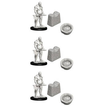 Wizkids Deep Cuts Unpainted Miniatures Executioner & Chopping Block
