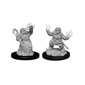 2pc Pathfinder Deep Cuts Unpainted Female Dwarf Summoner