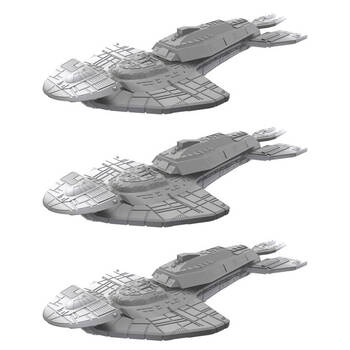 Star Trek Unpainted Ships Cardassian Keldon Class Figure 14y+