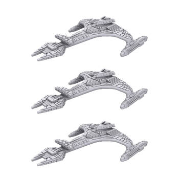 Star Trek Unpainted Ships Vor'Cha Class Figure 14y+