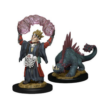 Wardlings Boy Warlock & Lizard Figure Toy 14cm 14y+