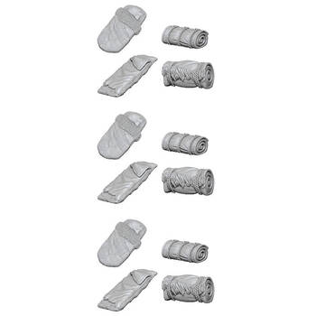 Wizkids Deep Cuts Unpainted Miniatures Bedrolls Figure Collectable Toy