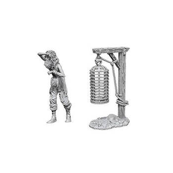 Wizkids Deep Cuts Unpainted Miniatures Hanging Cage