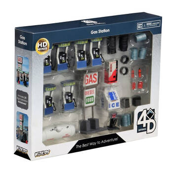 Wizkids Games Gas Station 4D Setting Miniature Set 14y+