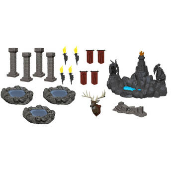 WizKids Deep Cuts Unpainted Miniatures Pools & Pillars 14y+