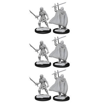Pathfinder Deep Cuts Unpainted Miniatures Elf Fighter Male