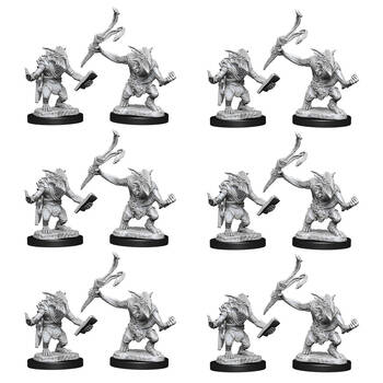 Magic the Gathering Unpainted Miniatures Goblin Guide & Bushwacker